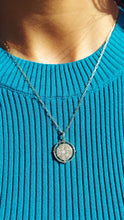 Load image into Gallery viewer, Snowflake &amp; Mountain Reversible Flip Diamond Necklace - 14K Yellow Gold