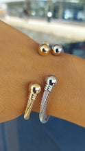 Load image into Gallery viewer, Trending Open Ball Cuff Bangle Bracelet