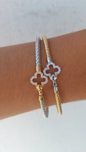 Load image into Gallery viewer, Limited Edition Lucky Clover Italian Hook Bracelet