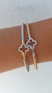 Limited Edition Lucky Clover Italian Hook Bracelet