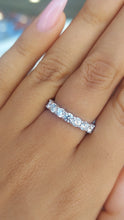 Load image into Gallery viewer, 7 Stone Precision Set Diamond Band - 14K White Gold