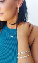 Load image into Gallery viewer, Five Stone Diamond Necklace - 14K Yellow Gold