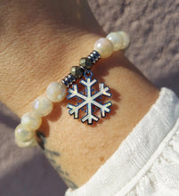 Load image into Gallery viewer, "Snowflake" Opal Charm Bracelet - TJazelle Holiday Collection