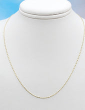 Load image into Gallery viewer, 16" Thin Yellow Gold Razza Chain - 14K