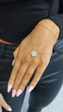 Load image into Gallery viewer, Hand Chain &amp; Ring with Pave CZ