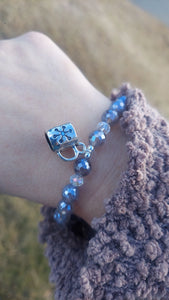 Hot Cocoa Mug On Mystic Agate Bracelet - Elena Michele