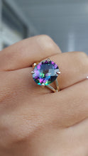 Load image into Gallery viewer, Mystic Topaz 10k Gold Ring