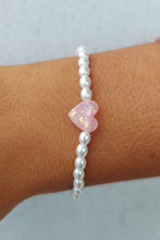 Load image into Gallery viewer, Silver Unconditional Love Holy Water Stretch Bracelet