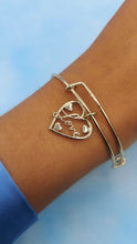 Load image into Gallery viewer, Love Script Heart Alex and Ani Bangle