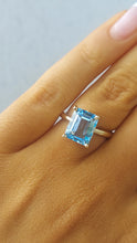 Load image into Gallery viewer, Blue Topaz Ring - 14K Yellow Gold - Marie's Custom Design