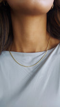 Load image into Gallery viewer, 18" Sparkly-Cut Wheat Chain - 14K Gold