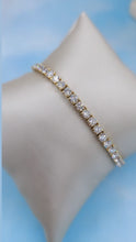 Load image into Gallery viewer, 7ct Lab Grown Diamond Tennis Bracelet - 14K Yellow Gold