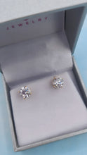 Load image into Gallery viewer, 2ct Lab Grown Round Diamond Studs - 14K Yellow Gold