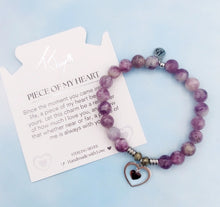 Load image into Gallery viewer, Piece of my Heart Charm Bracelet - TJazelle