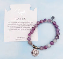 Load image into Gallery viewer, 143 I love You  Charm Bracelet - TJazelle