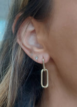 Load image into Gallery viewer, Paperclip Earrings -Sterling Silver - Rebecca