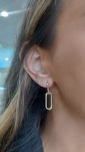 Load image into Gallery viewer, Paperclip Earrings -Sterling Silver - Rebecca