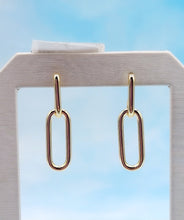 Load image into Gallery viewer, Paperclip Earrings -Sterling Silver - Rebecca