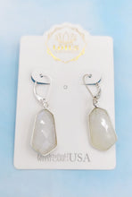 Load image into Gallery viewer, Moonstone Dea Drop Earrings - Lotus Jewelry