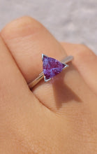 Load image into Gallery viewer, Alexandrite Ring - 14K White Gold - Marie's Custom Design