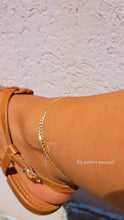 Load image into Gallery viewer, Cuban Curb Anklet - 14K Yellow Gold