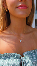 Load image into Gallery viewer, White Mother Of Pearl Clover Necklace - Gold Plated Sterling Silver