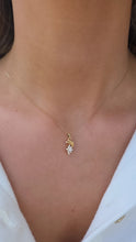 Load image into Gallery viewer, Shooting Star Diamond Necklace - 14K Yellow Gold - Estate