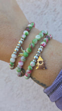 Load image into Gallery viewer, Christmas Tree Charm Bracelet -Holiday Jade- TJazelle H.E.L.P