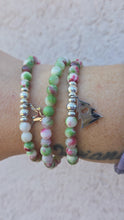Load image into Gallery viewer, Reindeer Charm Bracelet -Holiday Jade- TJazelle H.E.L.P