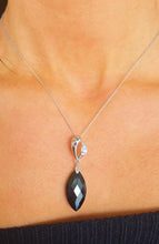 Load image into Gallery viewer, Black Onyx &amp; Silver Necklace - Sterling Silver