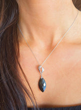 Load image into Gallery viewer, Black Onyx &amp; Silver Necklace - Sterling Silver
