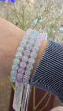 Load image into Gallery viewer, Mermaid Blue/Purple Crackle Beaded Bracelet - Elena Michele