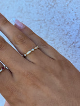 Load image into Gallery viewer, Marquise Shapes and Round Diamond Band - 14K Yellow Gold