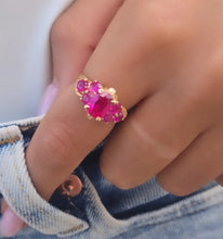 Load image into Gallery viewer, Ruby Estate Ring - 14K Gold