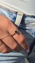 Load image into Gallery viewer, Faceted Onyx Ring - 14K White Gold - Marie's Custom Design