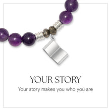 Load image into Gallery viewer, Your Story Book Silver Charm Bracelet - TJazelle