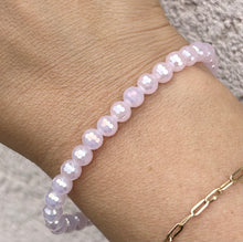 Load image into Gallery viewer, Pink Crystal "You Are Loved" Stacker - TJazelle HELP