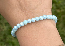 Load image into Gallery viewer, Aqua Crystal "Persevere" Stacker - TJazelle HELP