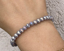 Load image into Gallery viewer, Purple Crystal "Compassion" Stacker - TJazelle HELP