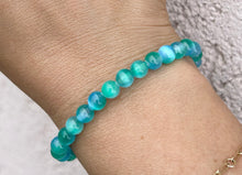 Load image into Gallery viewer, Teal Selenite "Intuition" Stacker - TJazelle HELP