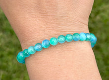 Load image into Gallery viewer, Teal Selenite "Intuition" Stacker - TJazelle HELP