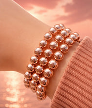 Load image into Gallery viewer, Rose Gold Hematite Stacker Bracelet - TJazelle Limited Edition Style