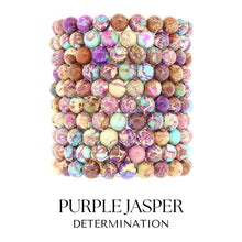 Load image into Gallery viewer, "Determination" Purple Jasper Stacker Bracelet - TJazelle