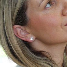 Load image into Gallery viewer, Stardust Angel Aura Quartz Stud Earrings - Chloe and Lois