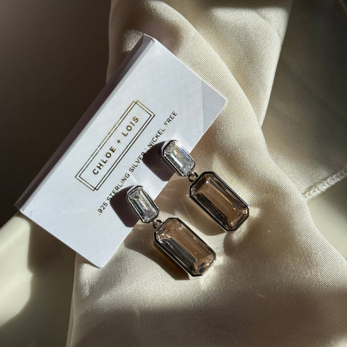 Radiant Drop Earrings - Chloe and Lois