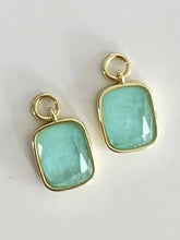 Load image into Gallery viewer, Cushion Cut Charm in Sea Glass - Chloe and Lois