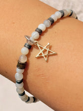 Load image into Gallery viewer, Star Gray Stretch Bracelet - Chavez for Charity