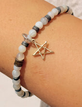 Load image into Gallery viewer, Star Gray Stretch Bracelet - Chavez for Charity