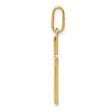 Load image into Gallery viewer, 14K Hollow Plain Cross Pendant