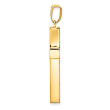 Load image into Gallery viewer, Hollow Cross Pendant - 14K Yellow Gold